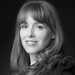 Black and white photo of Dr Alison Wakefield, Senior Lecturer at Portsmouth University and Vice Chairman of the Security Institute.